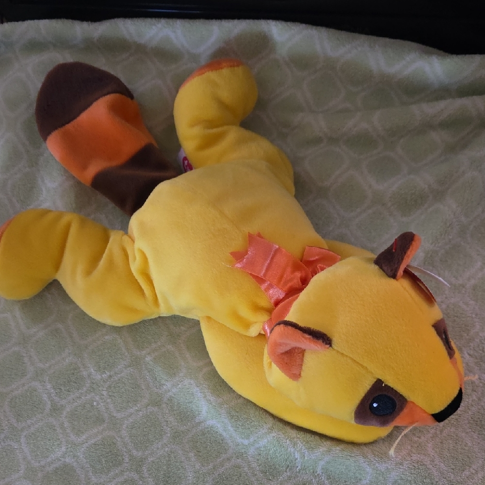 Ty Pillow Pal Rusty The Racoon